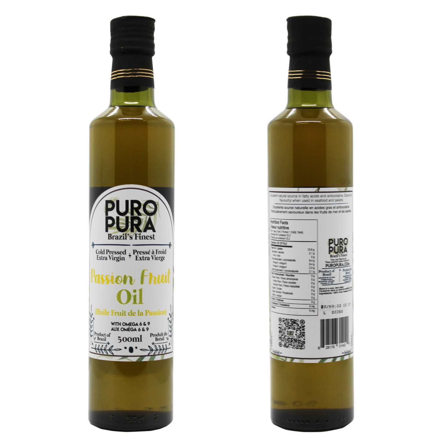 Extra Virgin Passion Fruit Oil Puro Pura